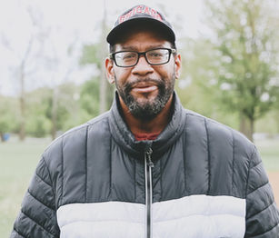 photograph of a black male participant in Association House's Life Skills Education Program. 