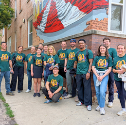 McDonald's Corporate Volunteers Fill Association House with Color