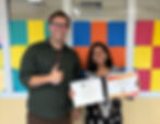 Palak received her LearnKey Microsoft Office course certification with help from instructor Casey Moulton.