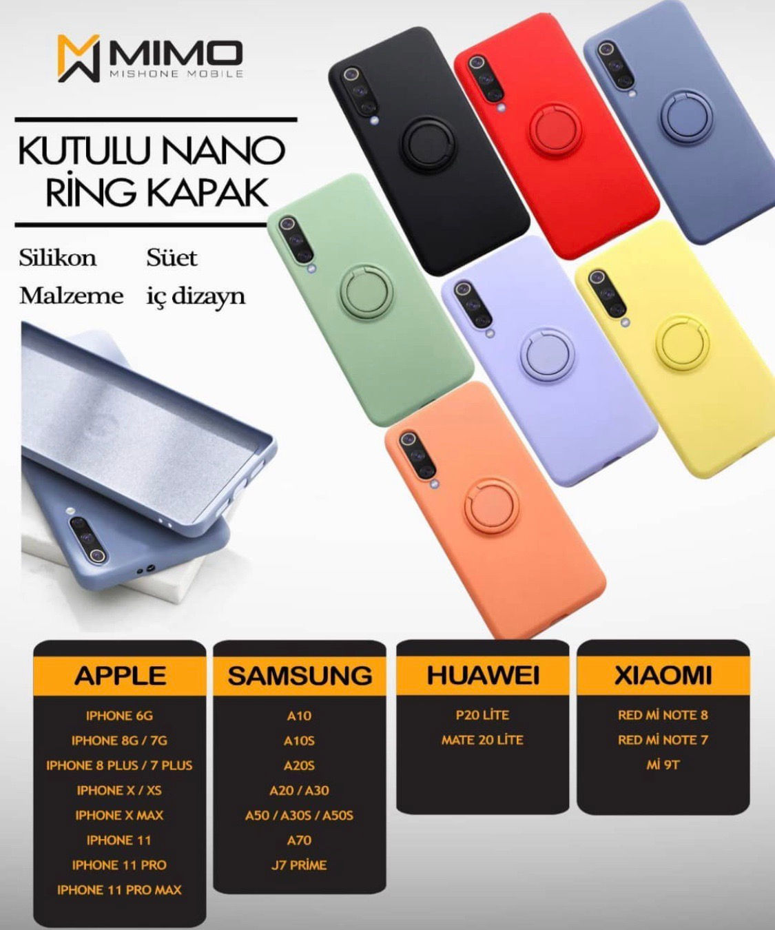 Nano ring kapak yüzüklü kapak