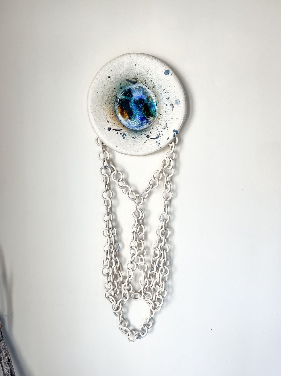 Thumbnail: Ceramic chain wall sculpture