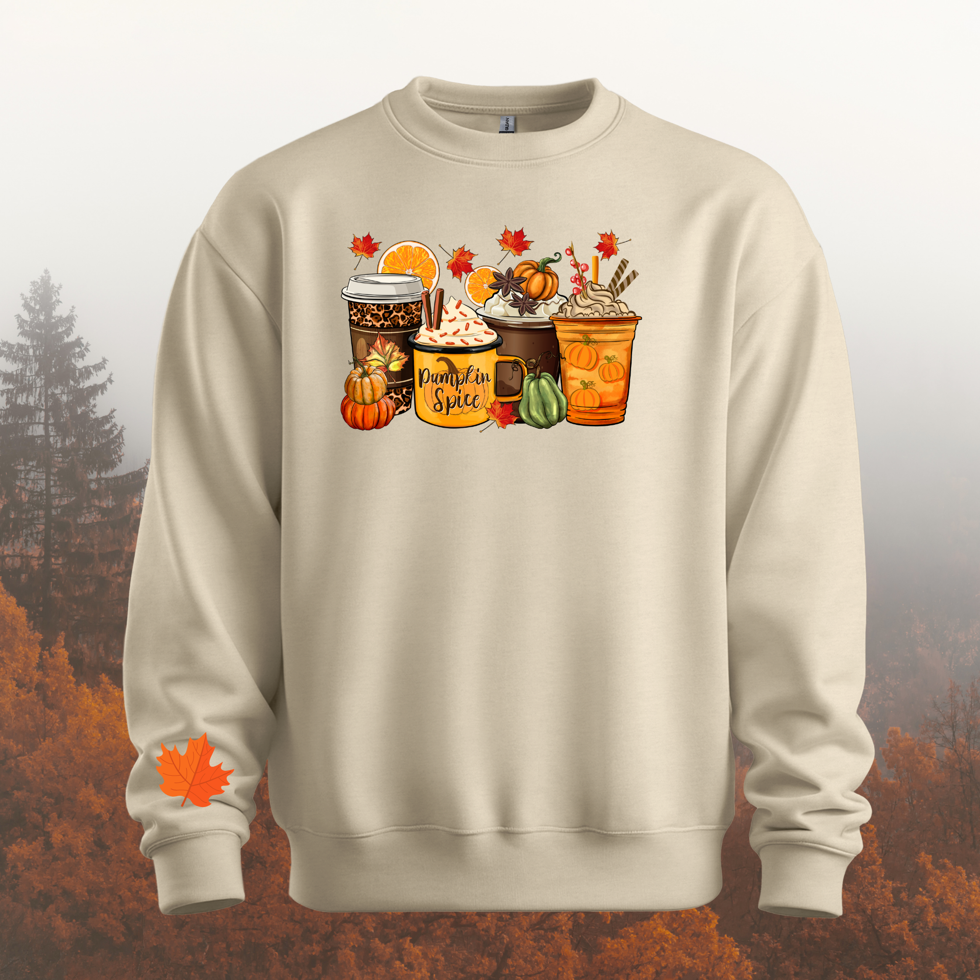 Pumpkin Spice Latte Crew Neck