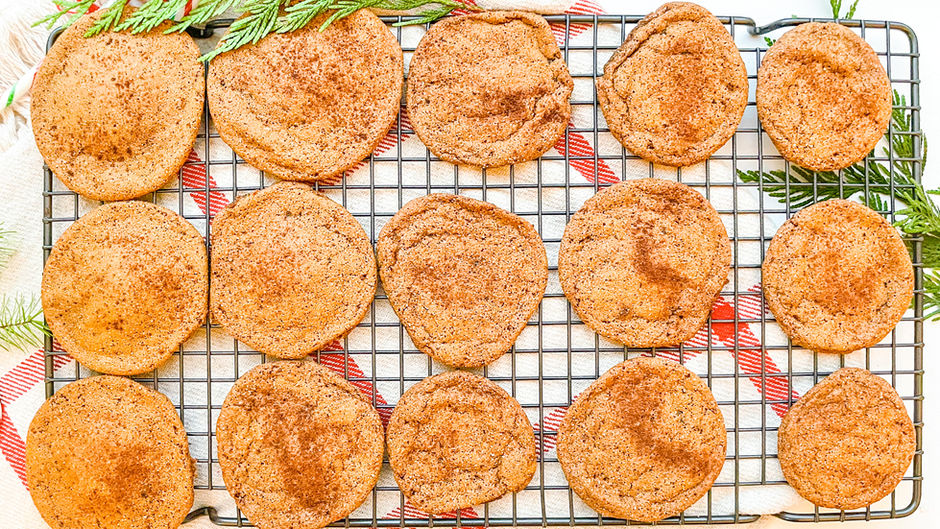 Collagen Gingersnap Cookies (Paleo, GF & DF)