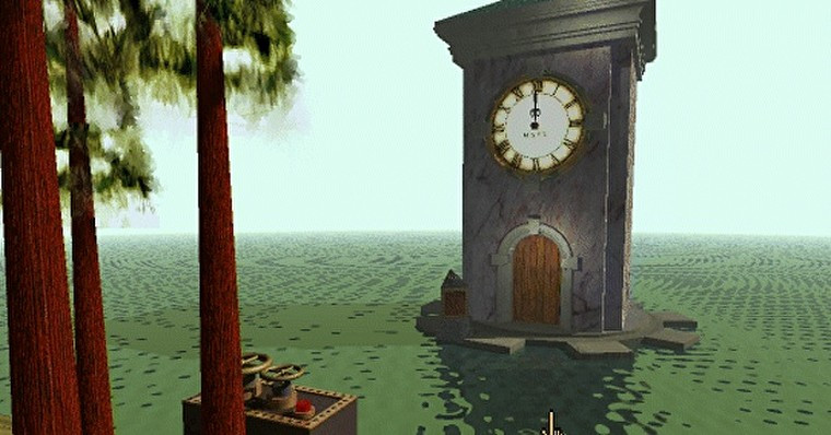 Scene from Myst, 1993