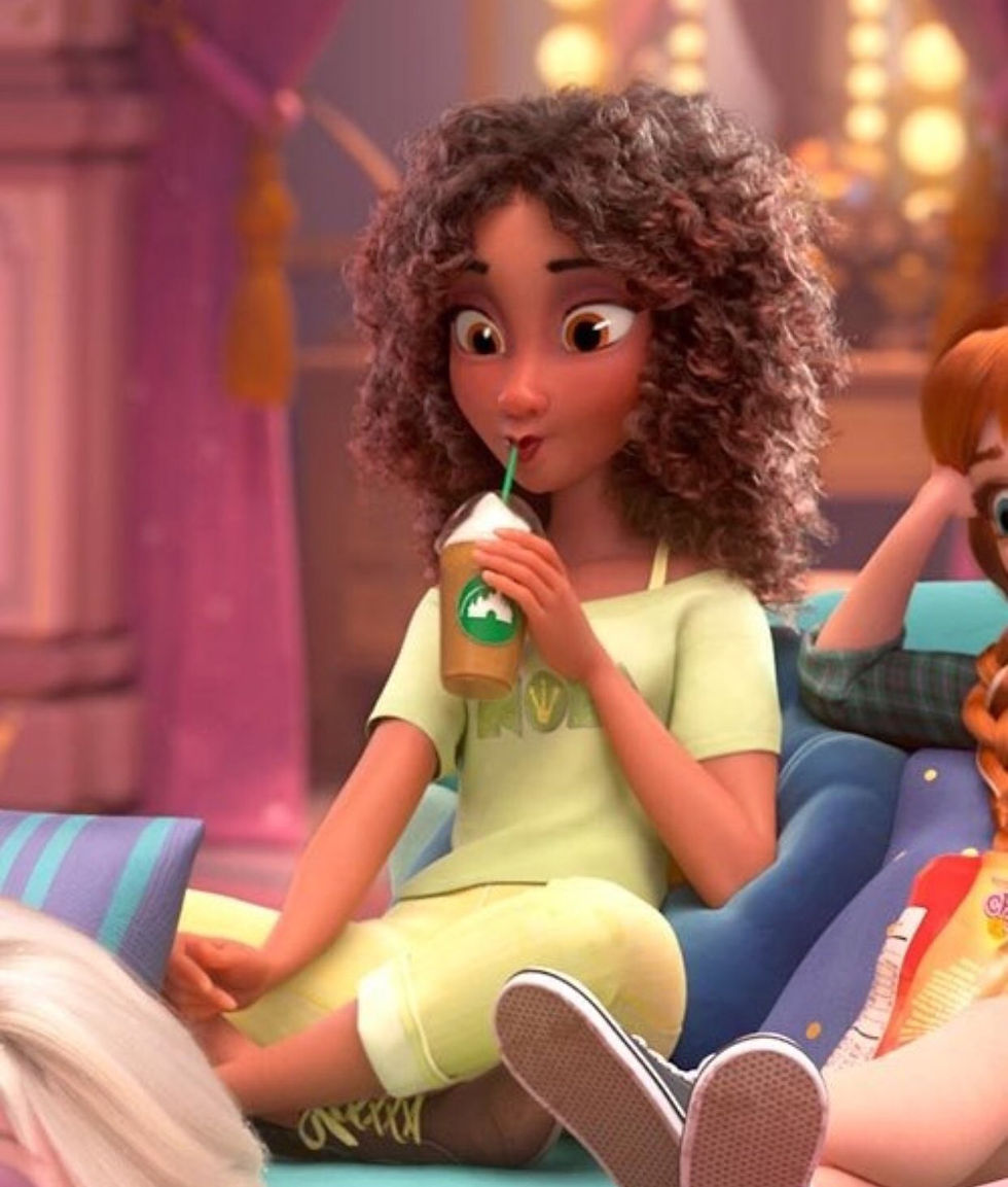 Whitewashed Princess Tiana