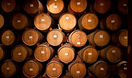Barriles de vino