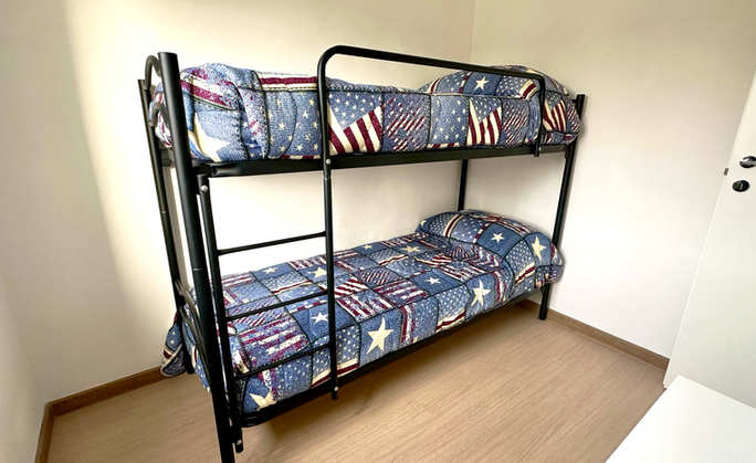 Camera da letto, letti matrimoniali B&B I Trepponti, Comacchio