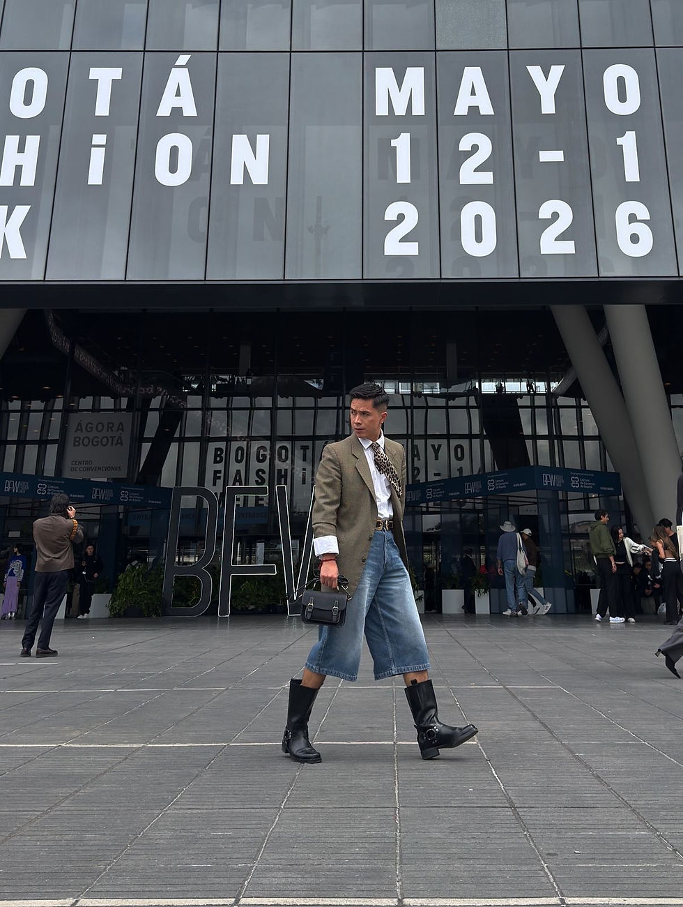 Wilder Ladino en le segundo día del Bogota Fashion Week