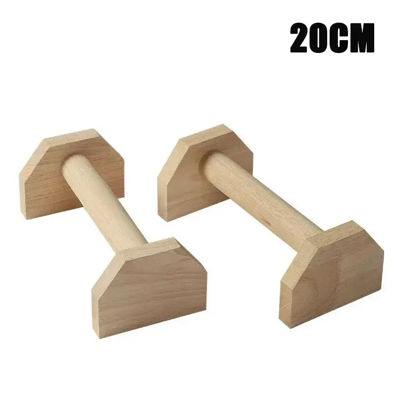 Thumbnail: Strength Training Push-Up Stand 2pcs Anti-Slip Fitness Push Up Bar Workout Woode