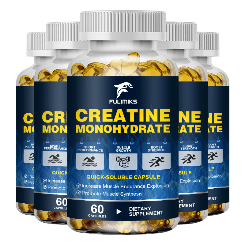 Thumbnail: Creatine Monohydrate Capsules, Keto Friendly, 3000mg,  Pre-Workout & Muscle Stre