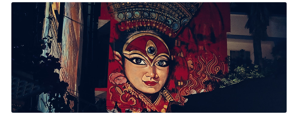 Kathmandu Street wall