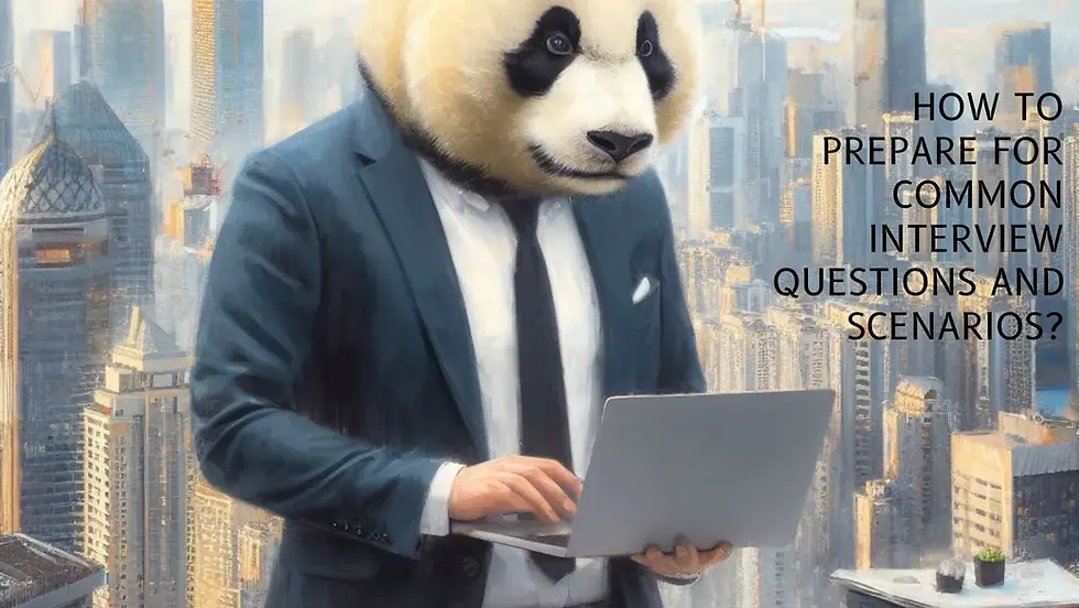 How to prepare for common interview questions and scenarios?