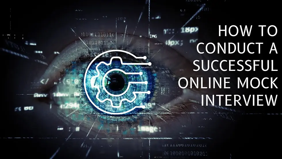 How to conduct a successful online mock interview