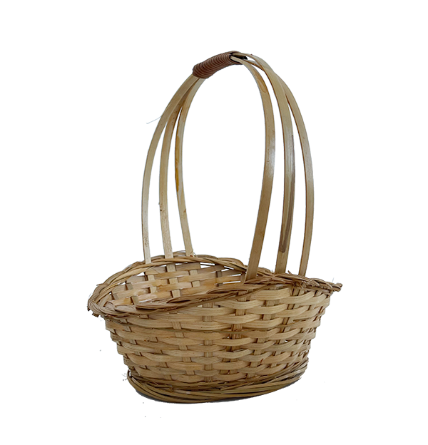 Thumbnail: Oval Basket with Handle - Various Sizes