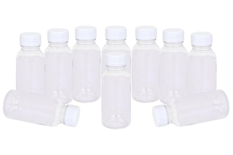 Thumbnail: Dinojames 50ml Refillable Plastic Bottles Pack of 24 Pcs.