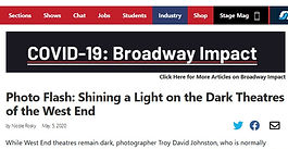 Broadway World - Photo Flash: Shining a Light on the Dark Theatres of the West End