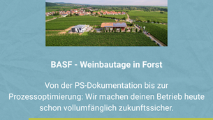 VYC - BASF Weinbautage 2026 in Forst