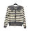 Miniatura: L700 - Campera cuello marinero rayado