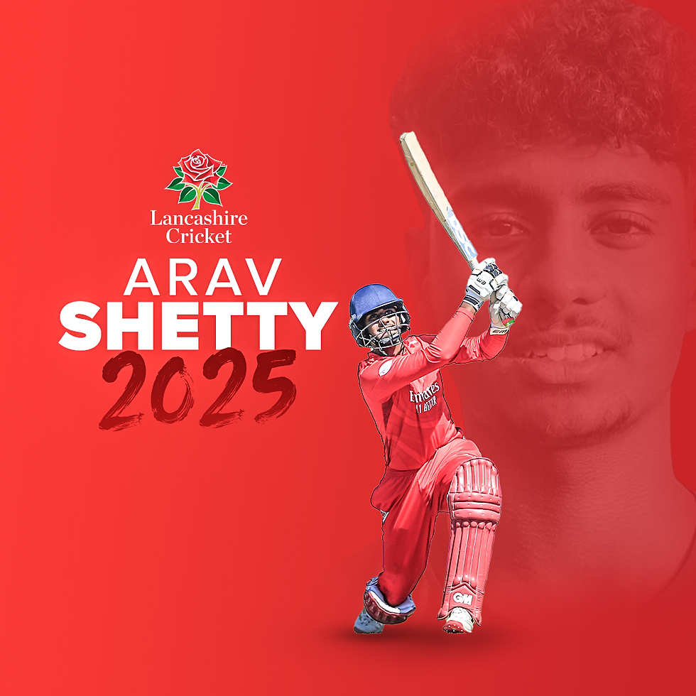 Arav Shetty Signs for Lancashire – Becomes SACA’s 16th Graduate