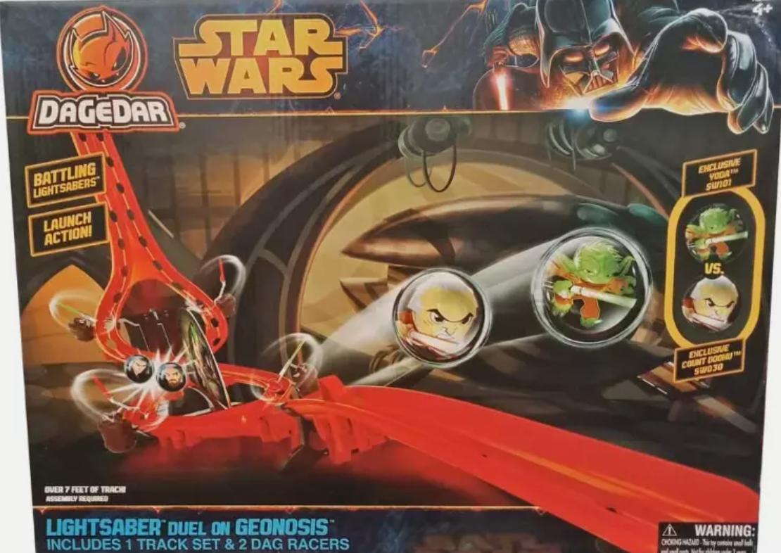 2013 Star Wars Dagedar Lightsaber Duel On Geonosis Race Track Set