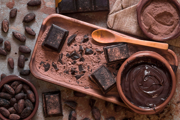 Crema de cacao y avellanas