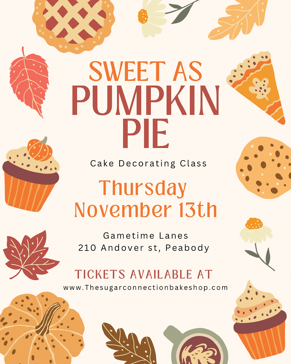 11.13.25 Pumkin Pie Cake Class 🥧