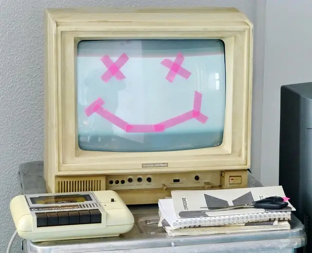computadora obsoleta que ya no funciona