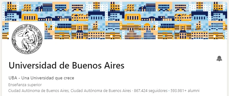 Portada de la Universidad de Buenos Aires en LinkedIn