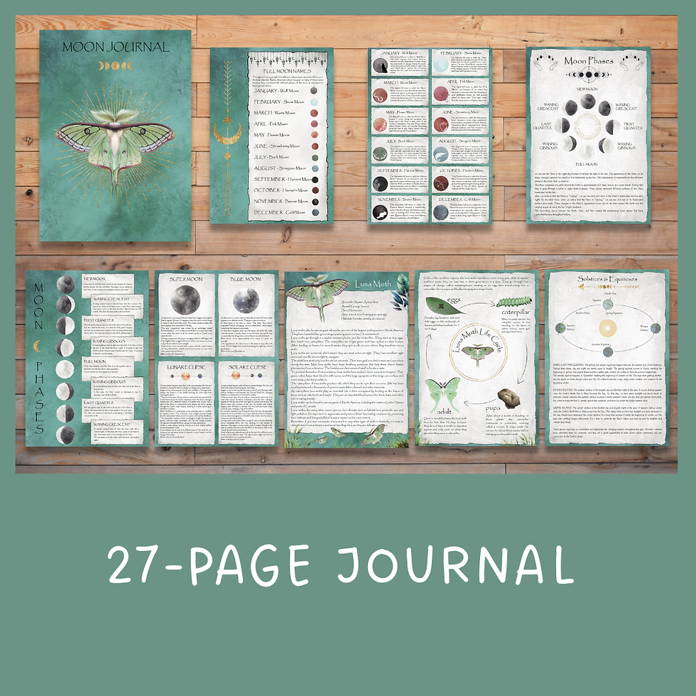 Thumbnail: Lunar Calendar | Moon Journal | Moon Phases