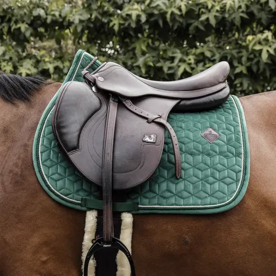 KENTUCKY SADDLE PAD VELVET DRESSAGE/JUMP