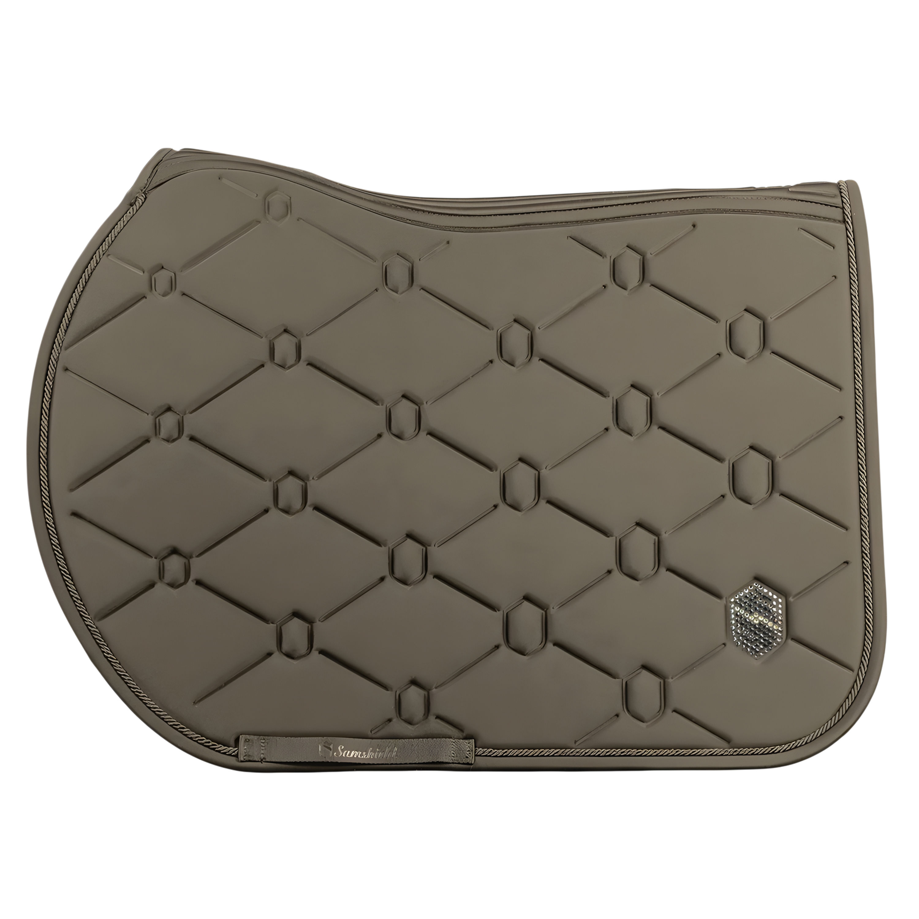 Samshield Spineshield Swarovski Jump Saddle Pad (Forest Green)