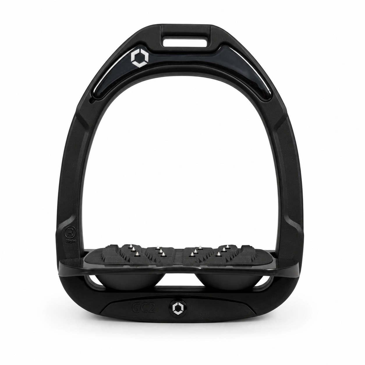 Flex-On Stirrups Green Composite (Black & Dark Grey)