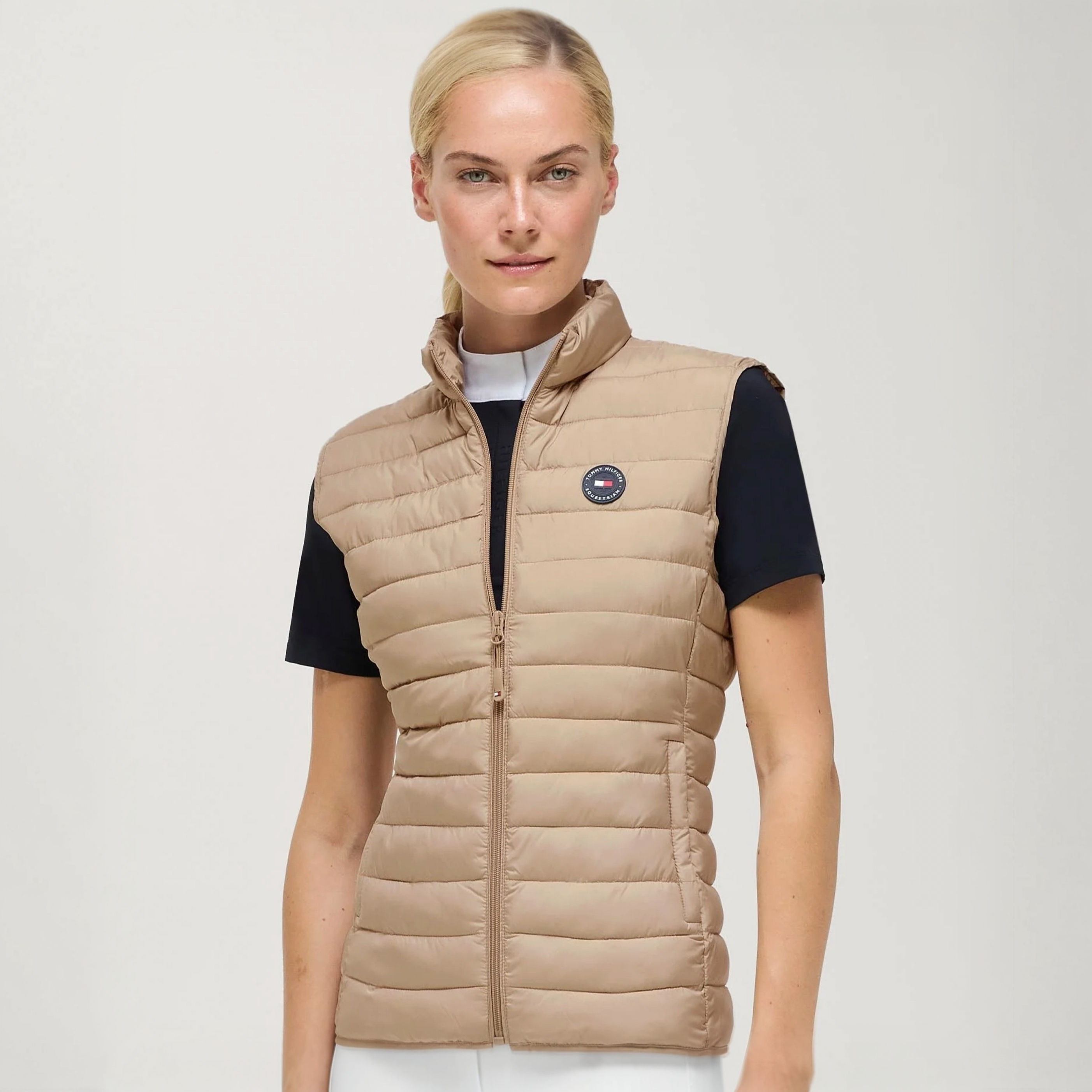 Tommy Hilfiger Serano Quilted Vest (Beige)