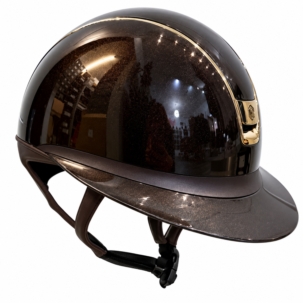 Samshield Miss Shield Glossy Brown 2.0 (Black Chrome Trim)