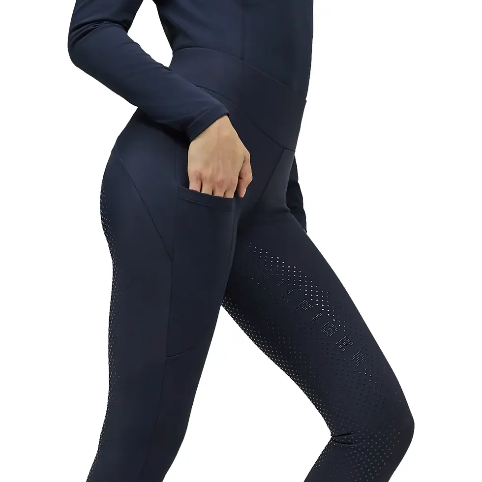 Thumbnail: Tommy Hilfiger Elmira All-Year Rhinestone Full Grip Leggings (Desert Sky)