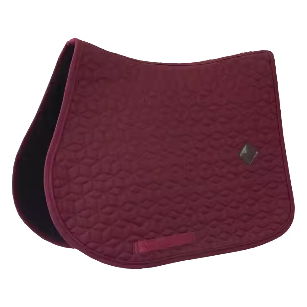 Thumbnail: Kentucky Horsewear Saddle Pad Classic Jumping (Bordeaux)