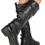 Thumbnail: QUPID 'PLATEAU' BUCKLED RIDING BOOTS