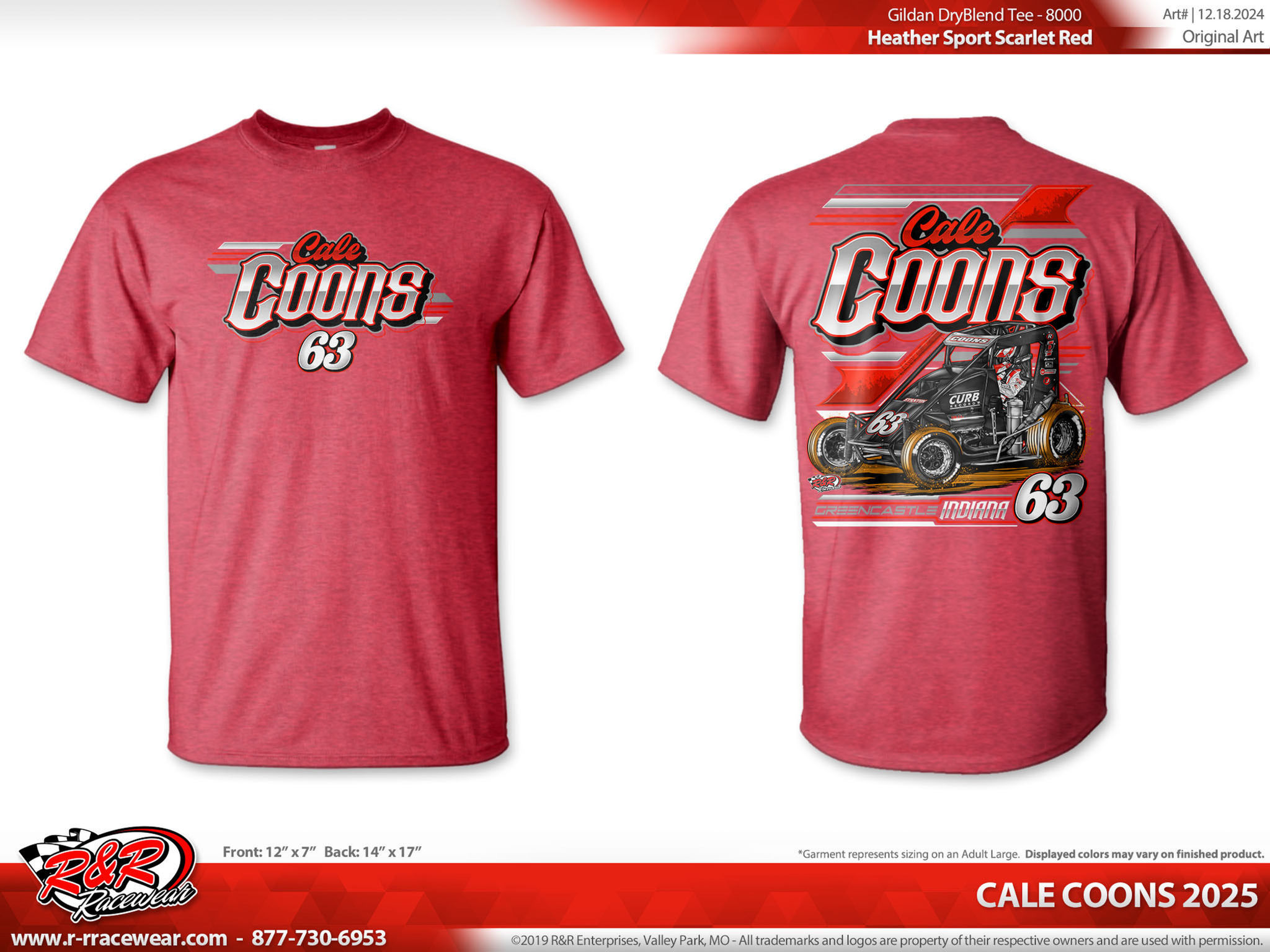 Cale Coons 2025 Midget Shirt