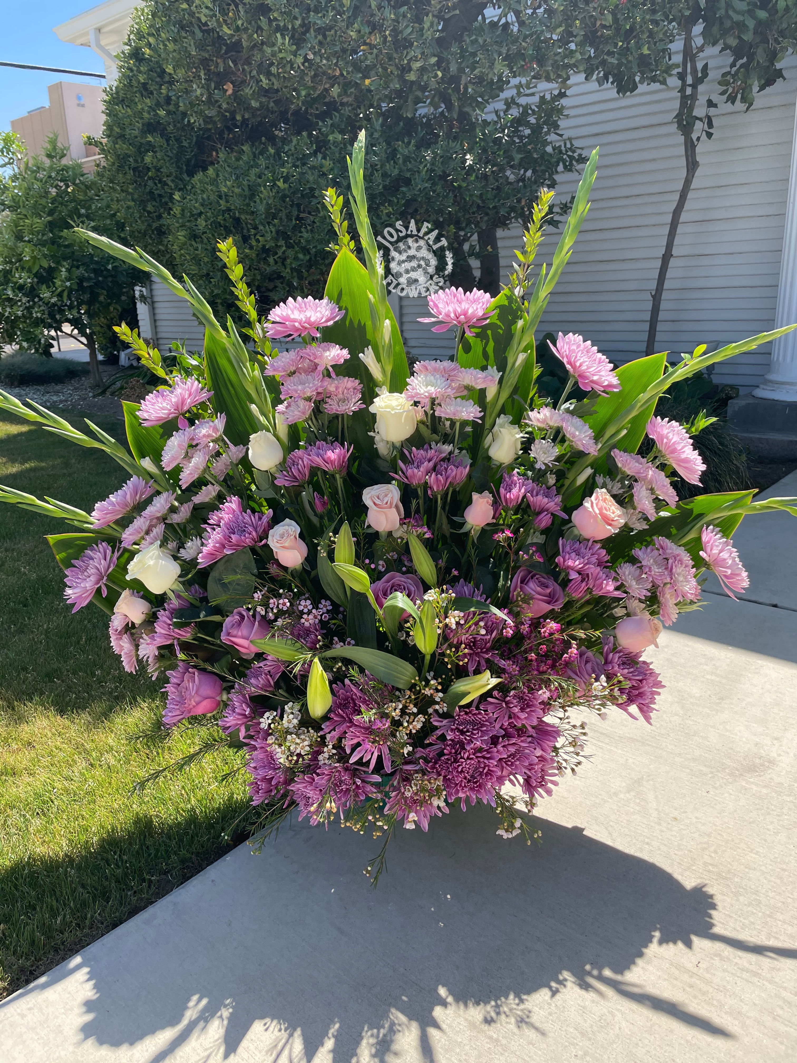 Arreglo Morado Esparcido