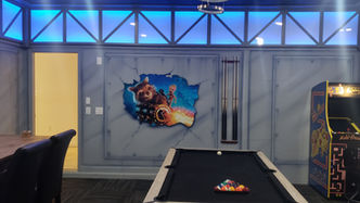 Guardians of the Galaxy Game room