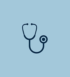 Navy stethoscope