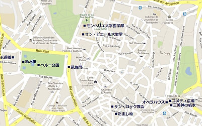 モンペリエ地図