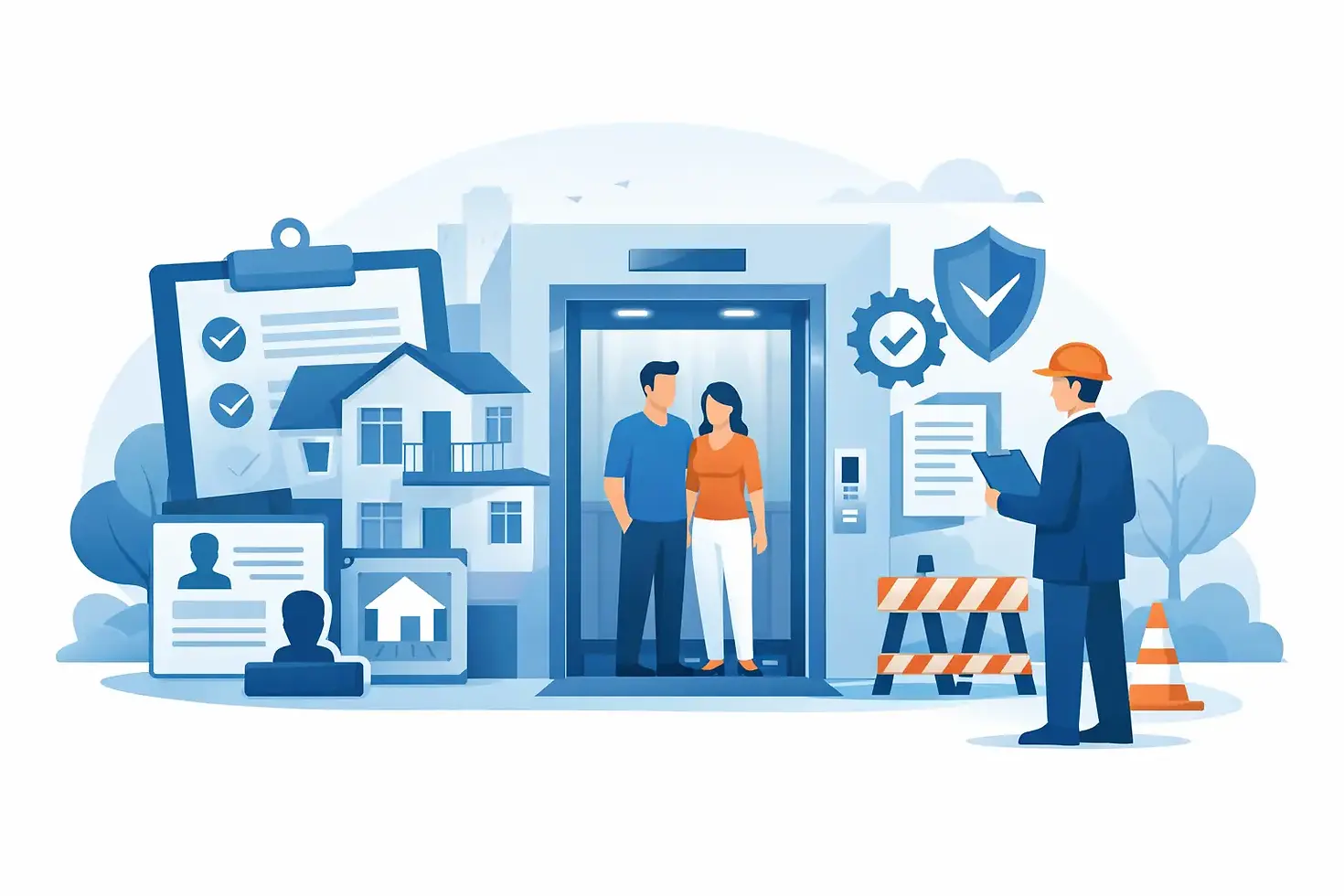 Qué permisos requiere un elevador residencial