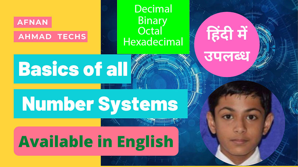 Number System videos notes