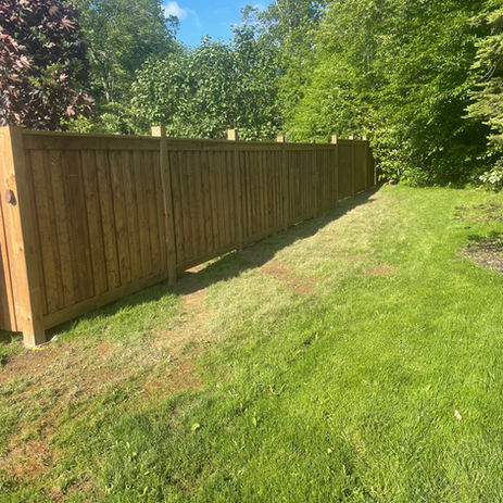 Wood Fence Build