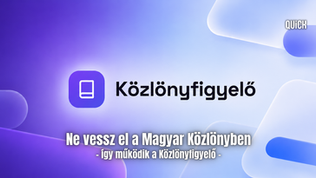 Közlönyfigyelő ne vessz el a magyar közlönyben így működik a közlönyfigyelő felirat quick pénzügyi nyilvántartó költség bevétel excel