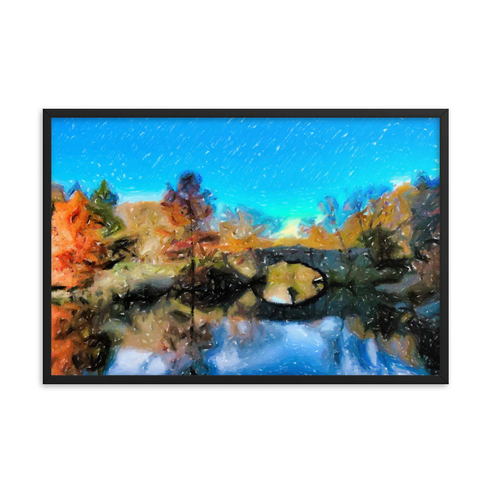 CDSlams360 Americana Collection NYC Central Park Framed Print #0052