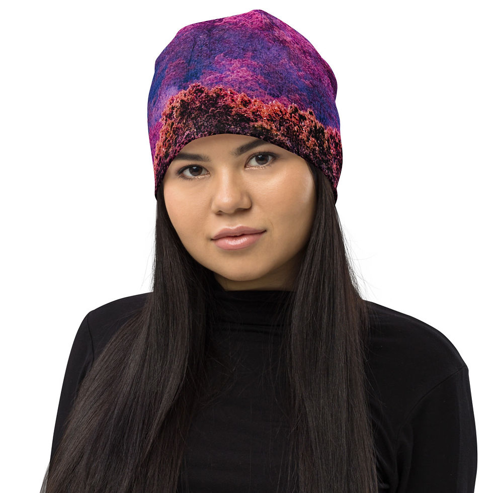 CDSlams360 Parrott Collection Fall Colors All-Over Print Beanie #4528
