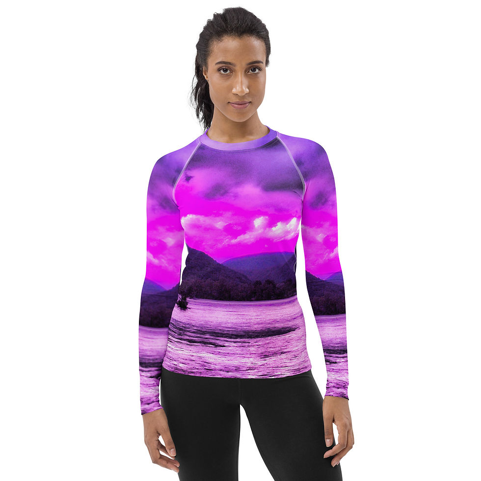 CDSlams360 Parrott Collection River Love Women's Rash Guard #0003