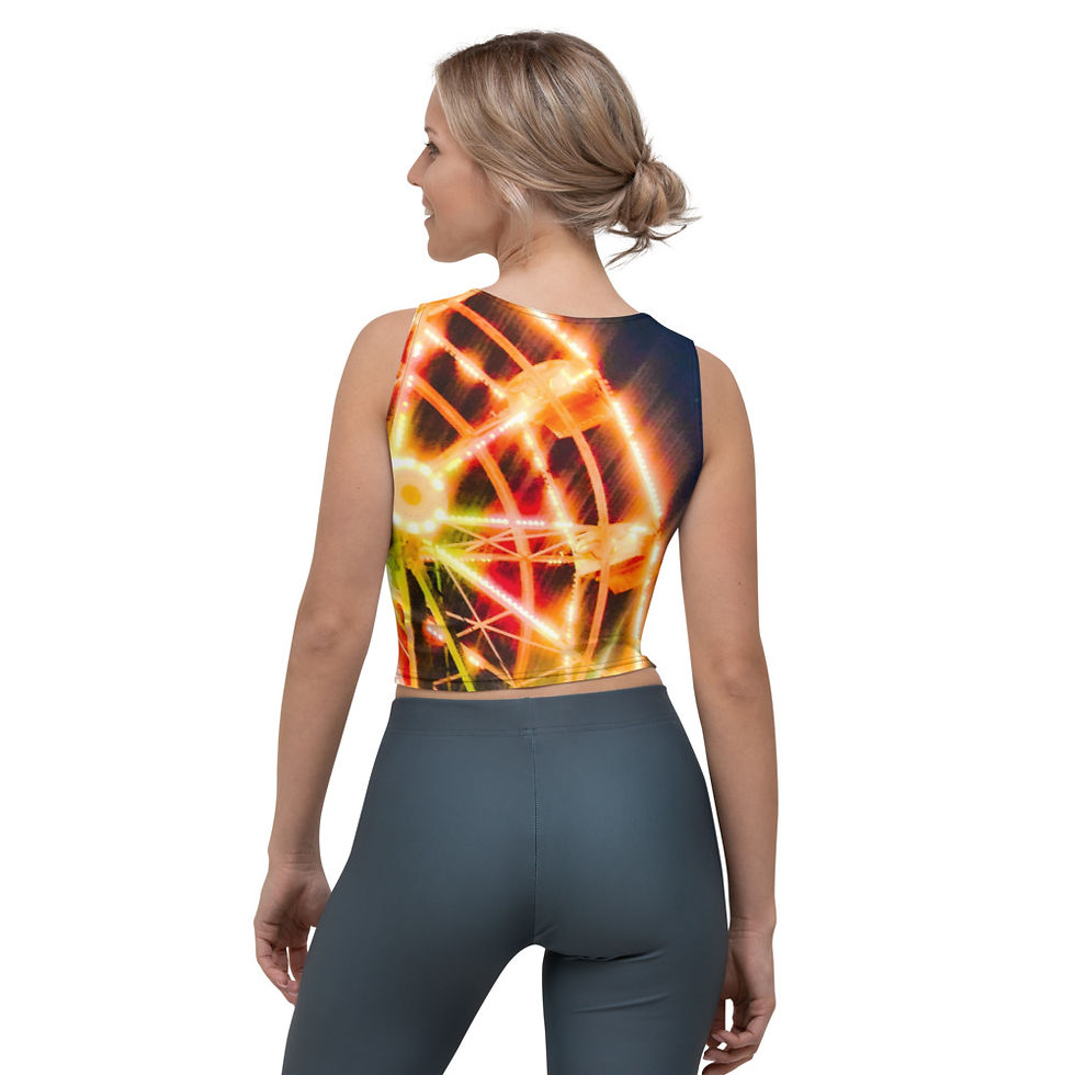 CDSlams360 Americana Collection SC At Night Crop Top #0104